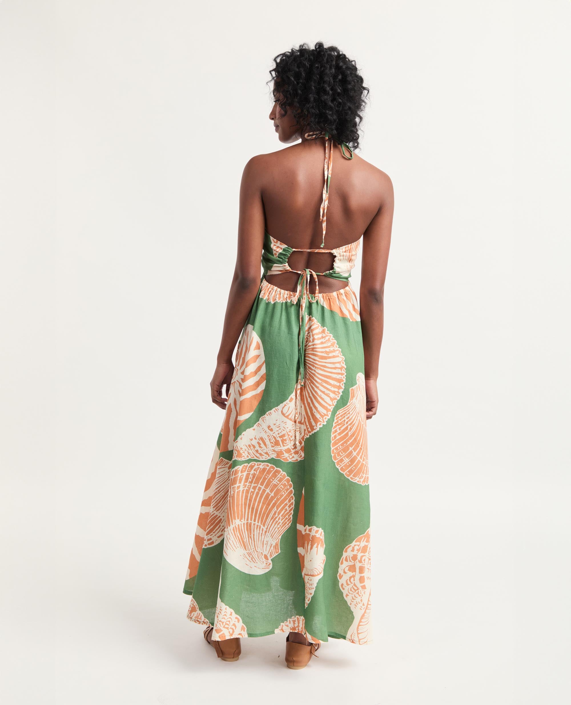 Calypso | Flared Dress | Shell Prints