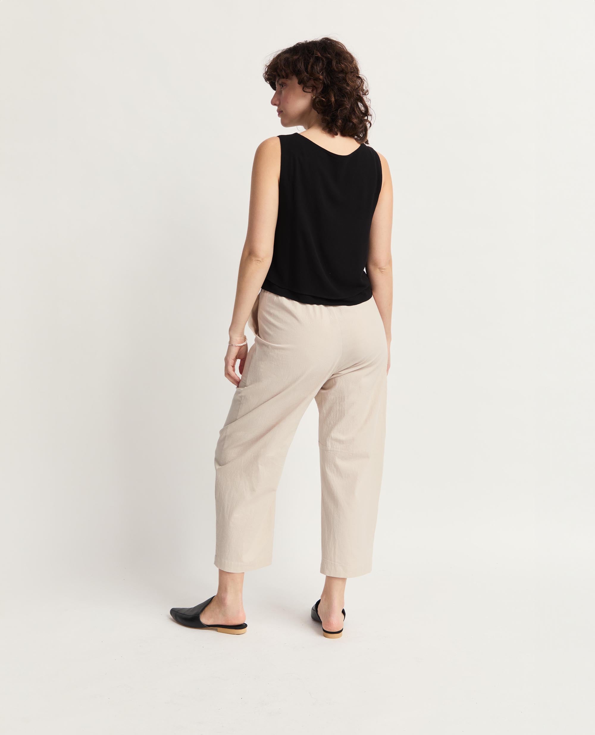 Goose Pants | Bow Shaped Pants | Stone