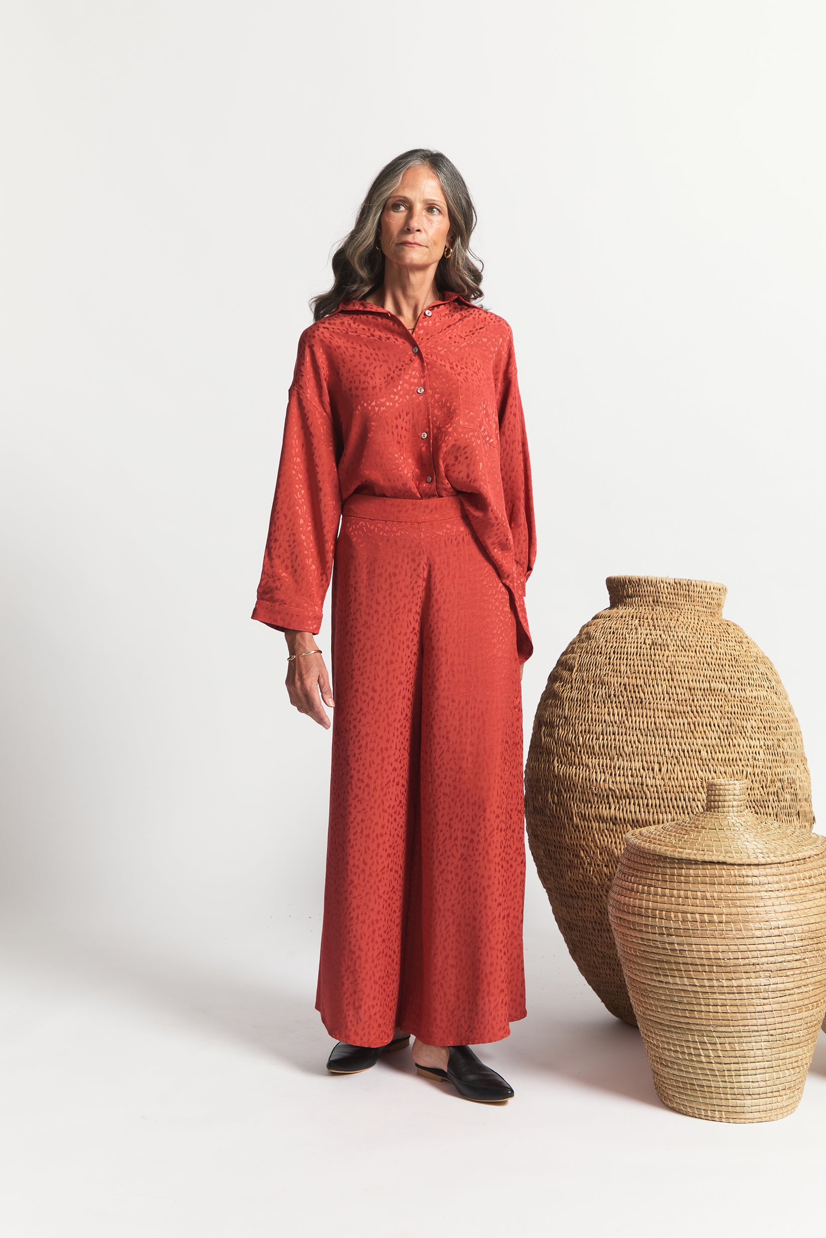 Darjeeling | Wide Leg Trouser | Sohocare Chilli