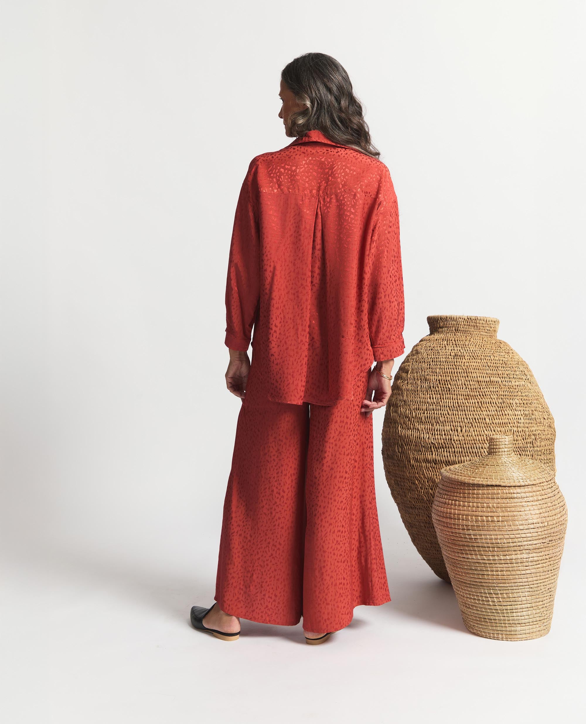Darjeeling | Wide Leg Trouser | Sohocare Chilli