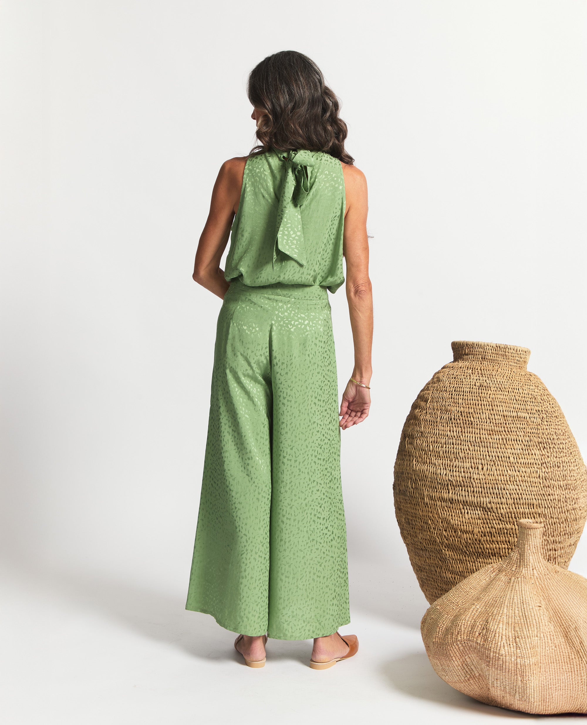 Darjeeling | Wide Leg Trouser | Sohocare Watercress