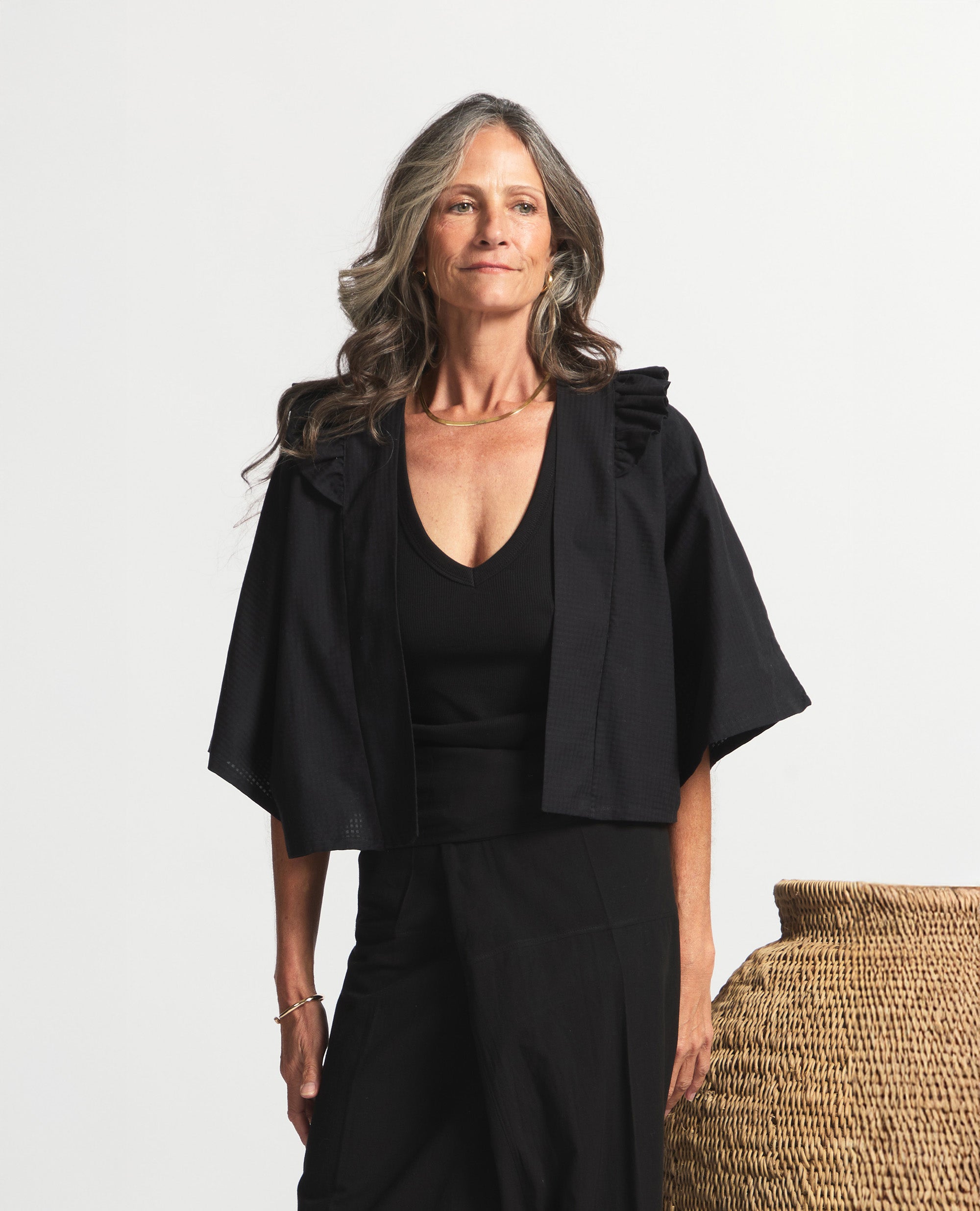 Karien | Summer Jacket | Black Check
