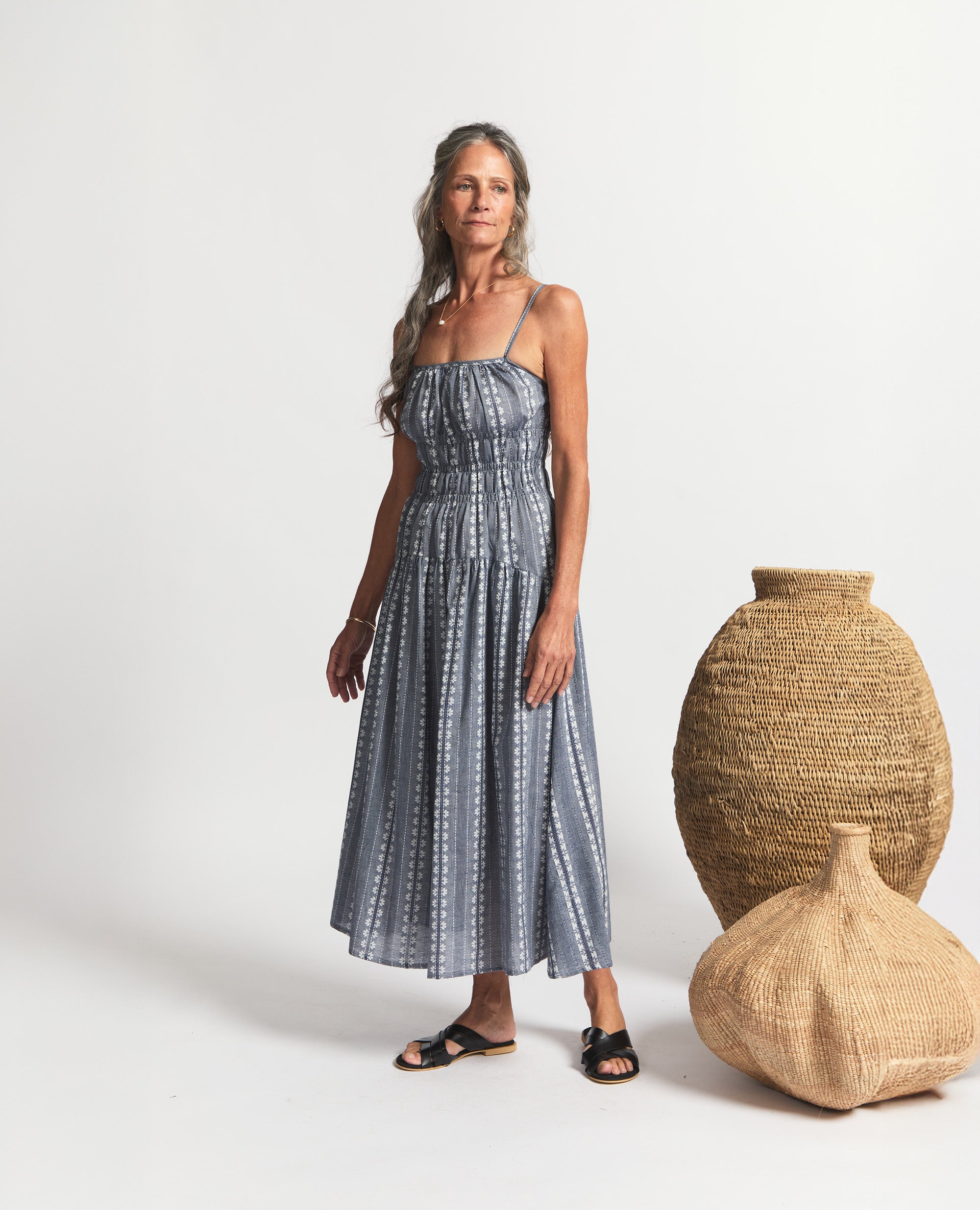 Cola | Maxi Dress | Navy Flower