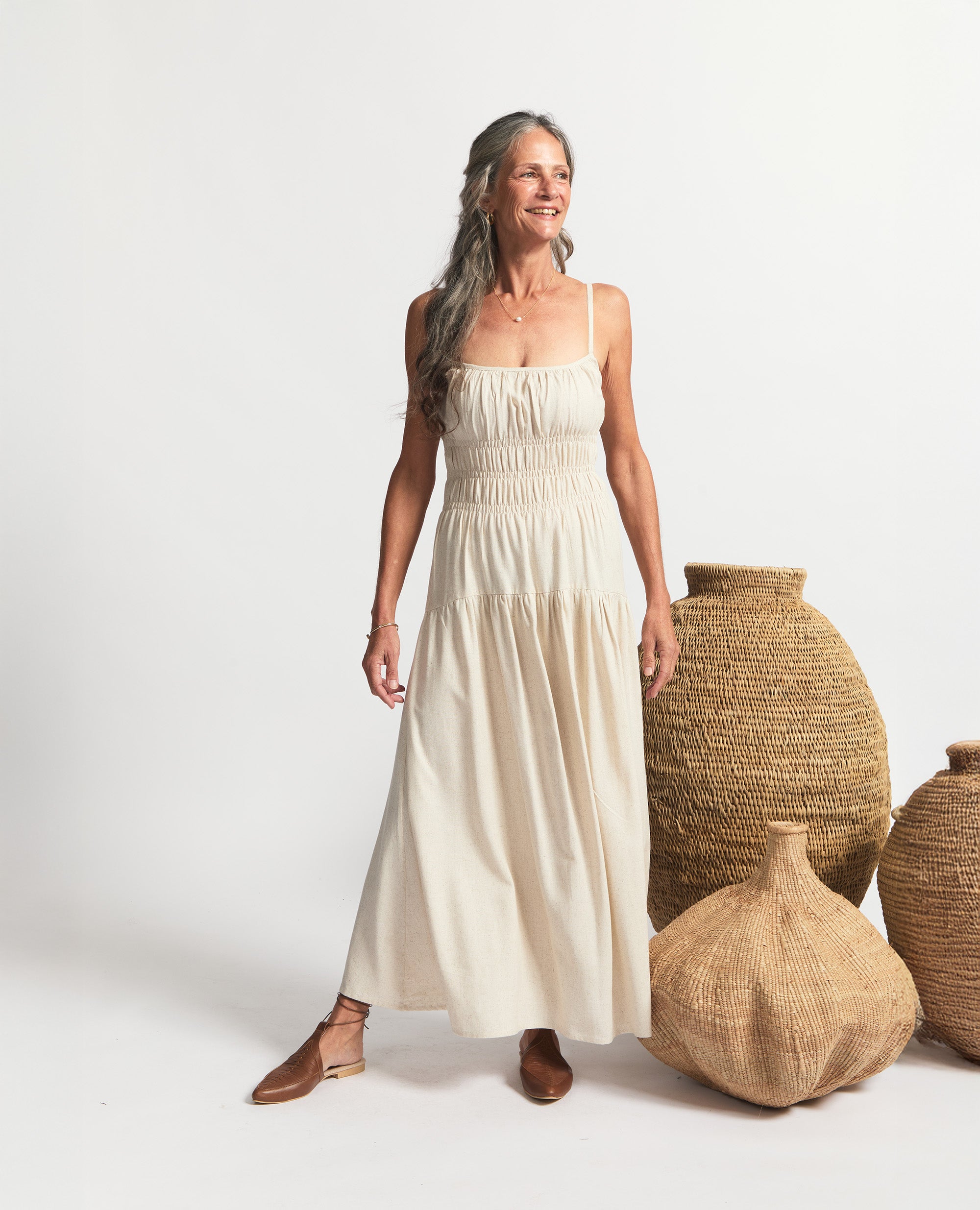 Cola | Maxi Dress | Natural
