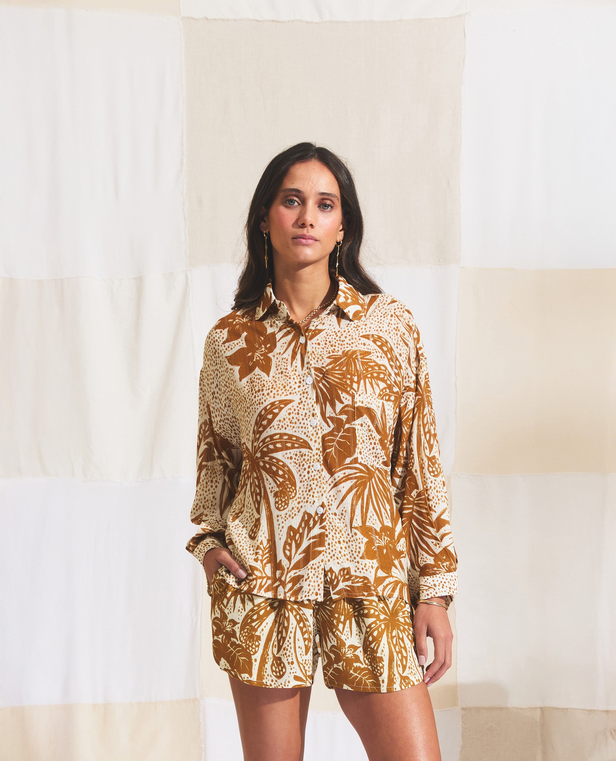 Harper Resort | Ochre & Gold Stripe