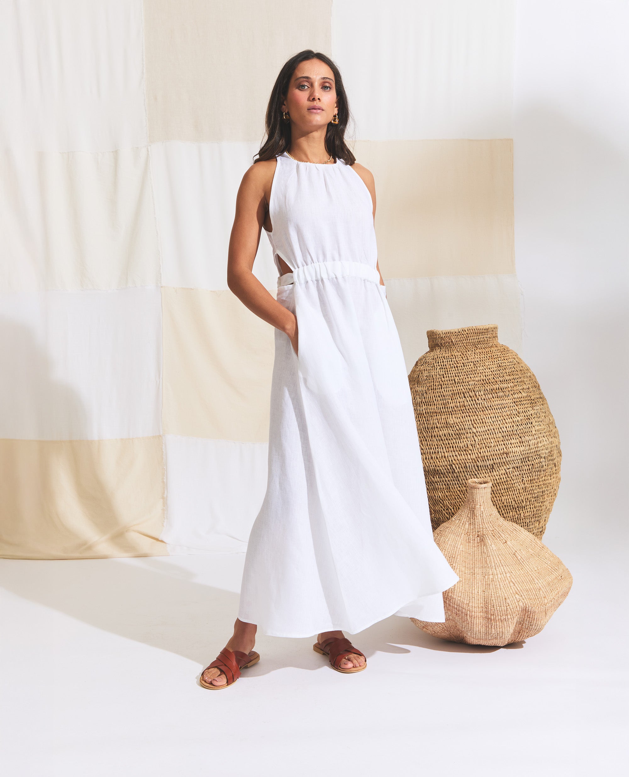 Mei | Maxi Dress | White