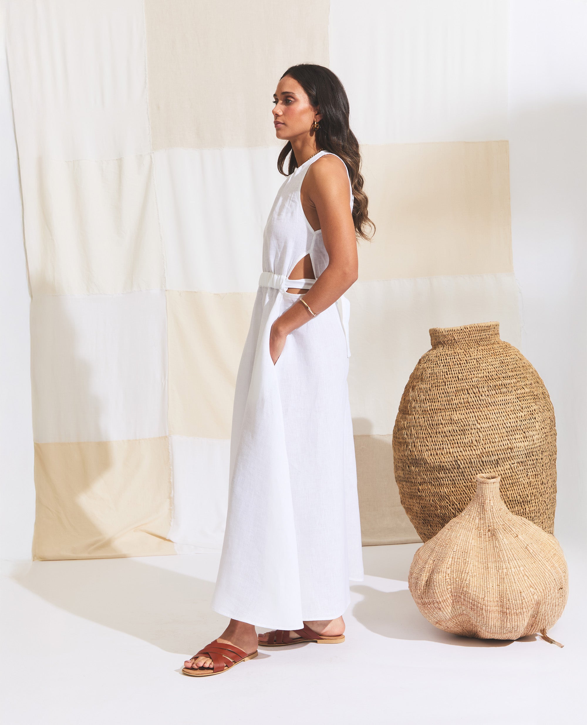 Mei | Maxi Dress | White