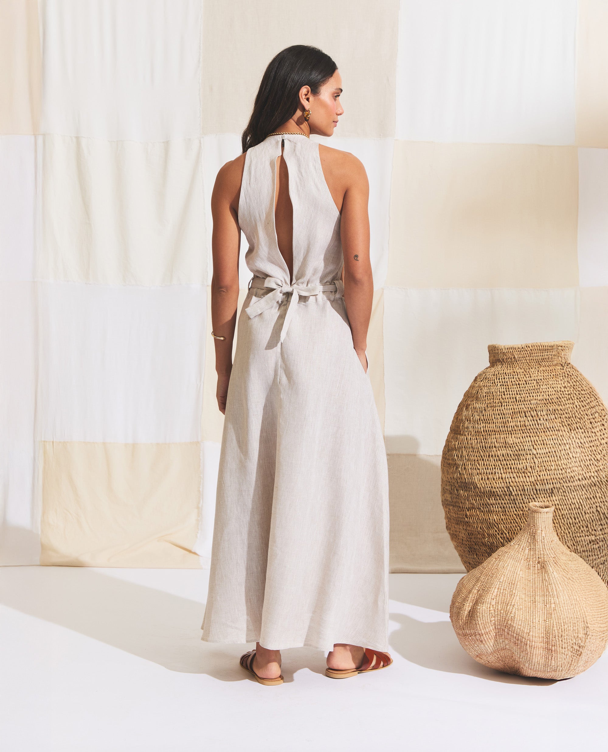 Mei | Maxi Dress | Natural