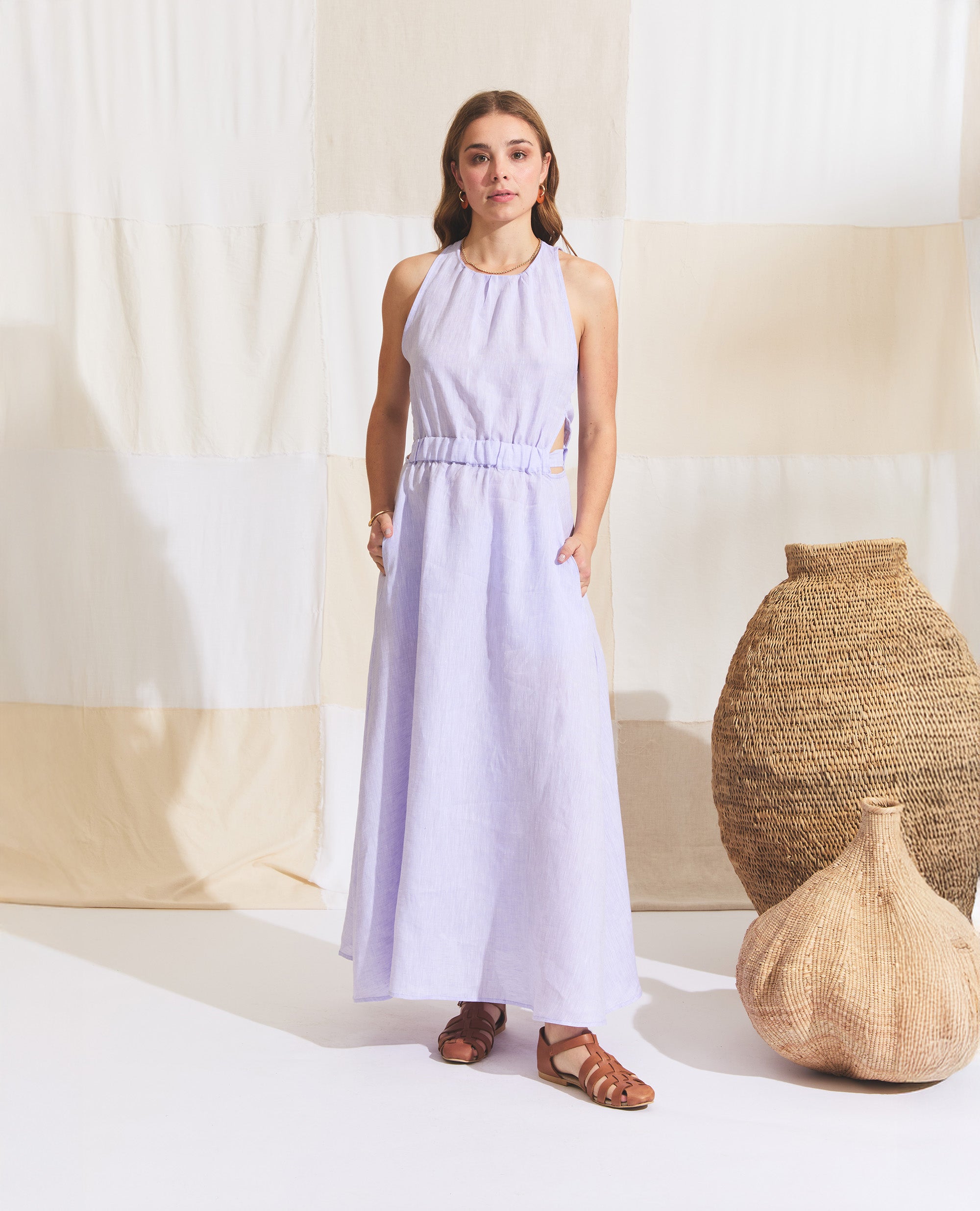 Mei | Maxi Dress | Lilac