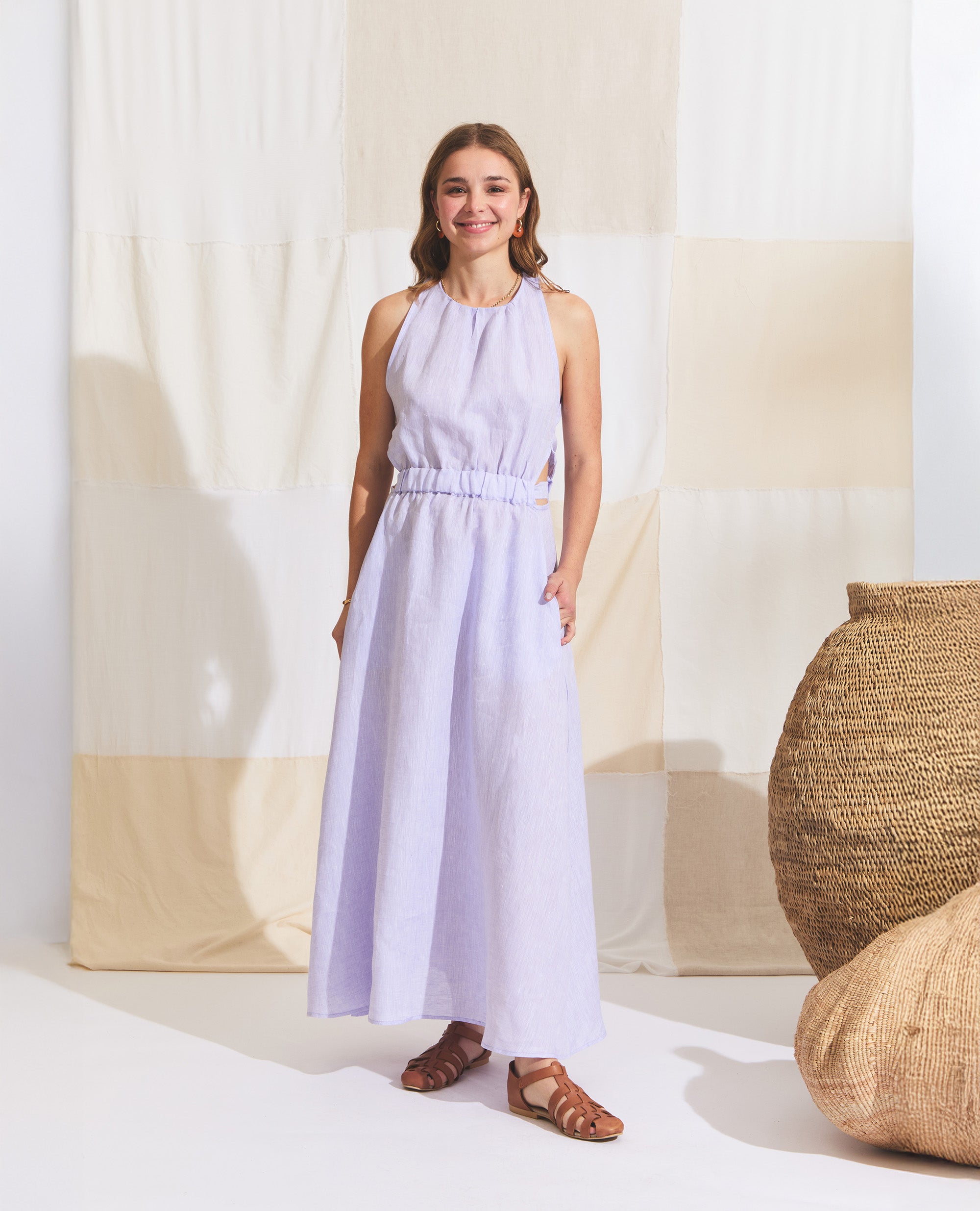 Mei | Maxi Dress | Lilac