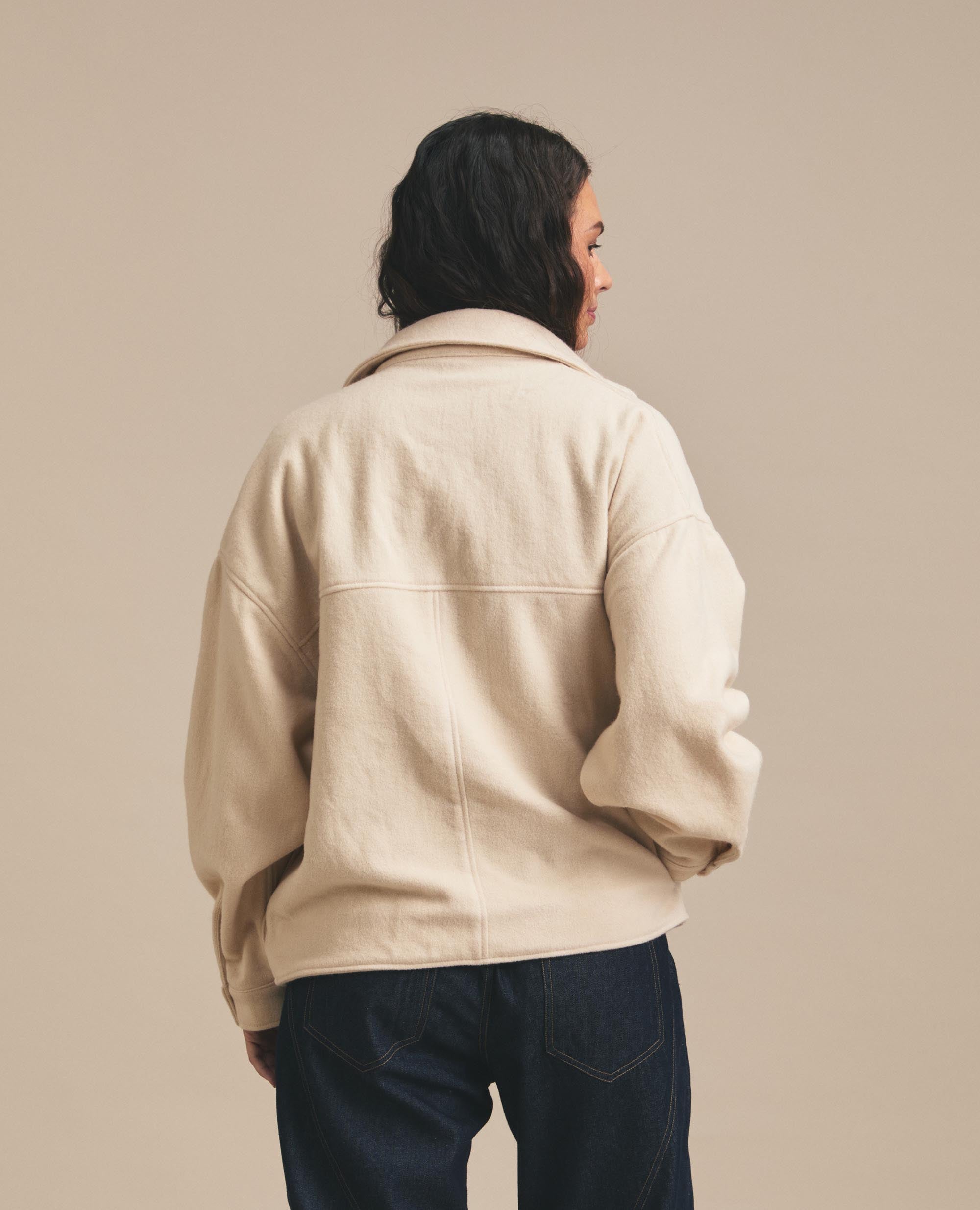 Fifer | Oversized Pocket Jacket | Beige