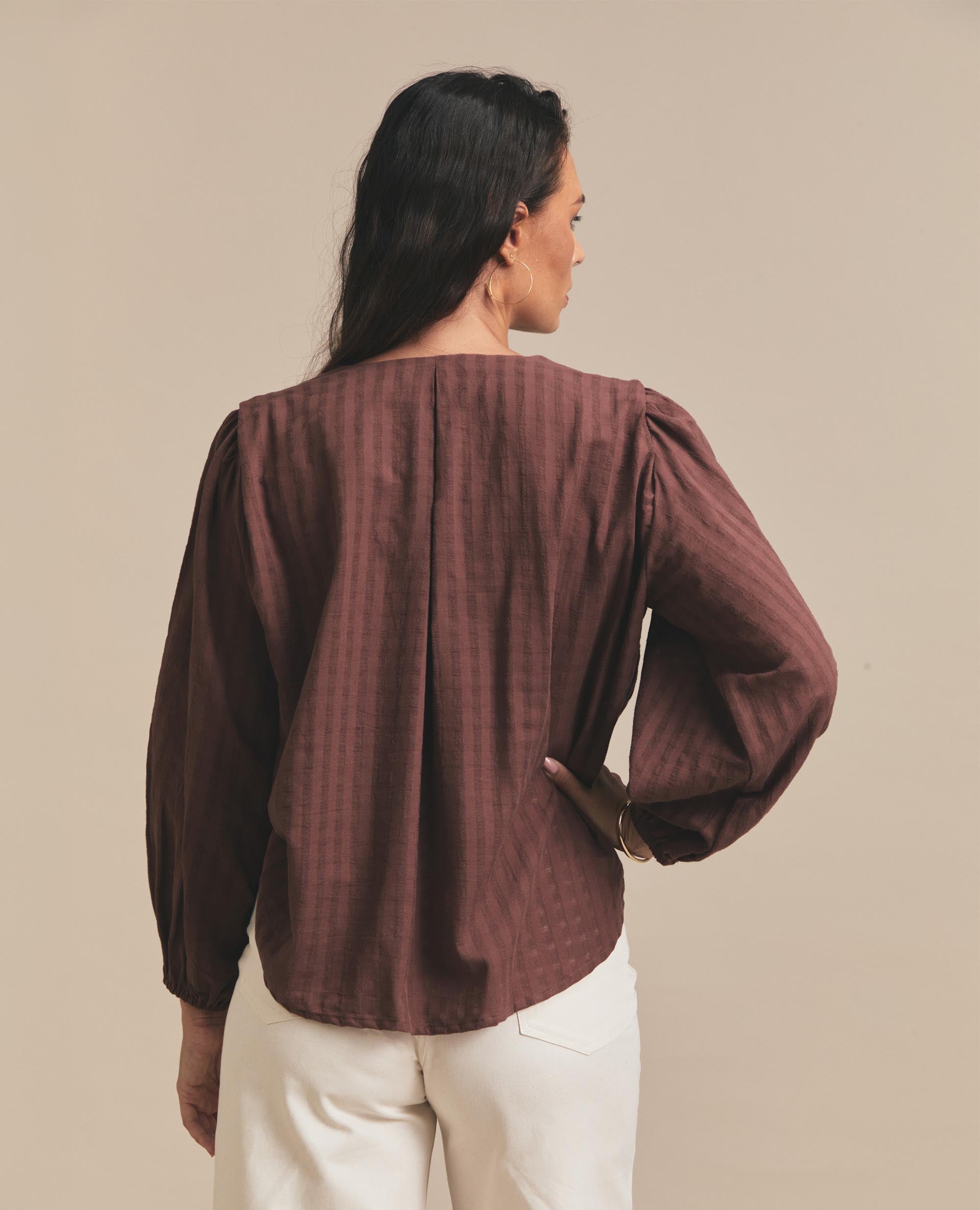 Jones | Relaxed Blouse | Chocolate