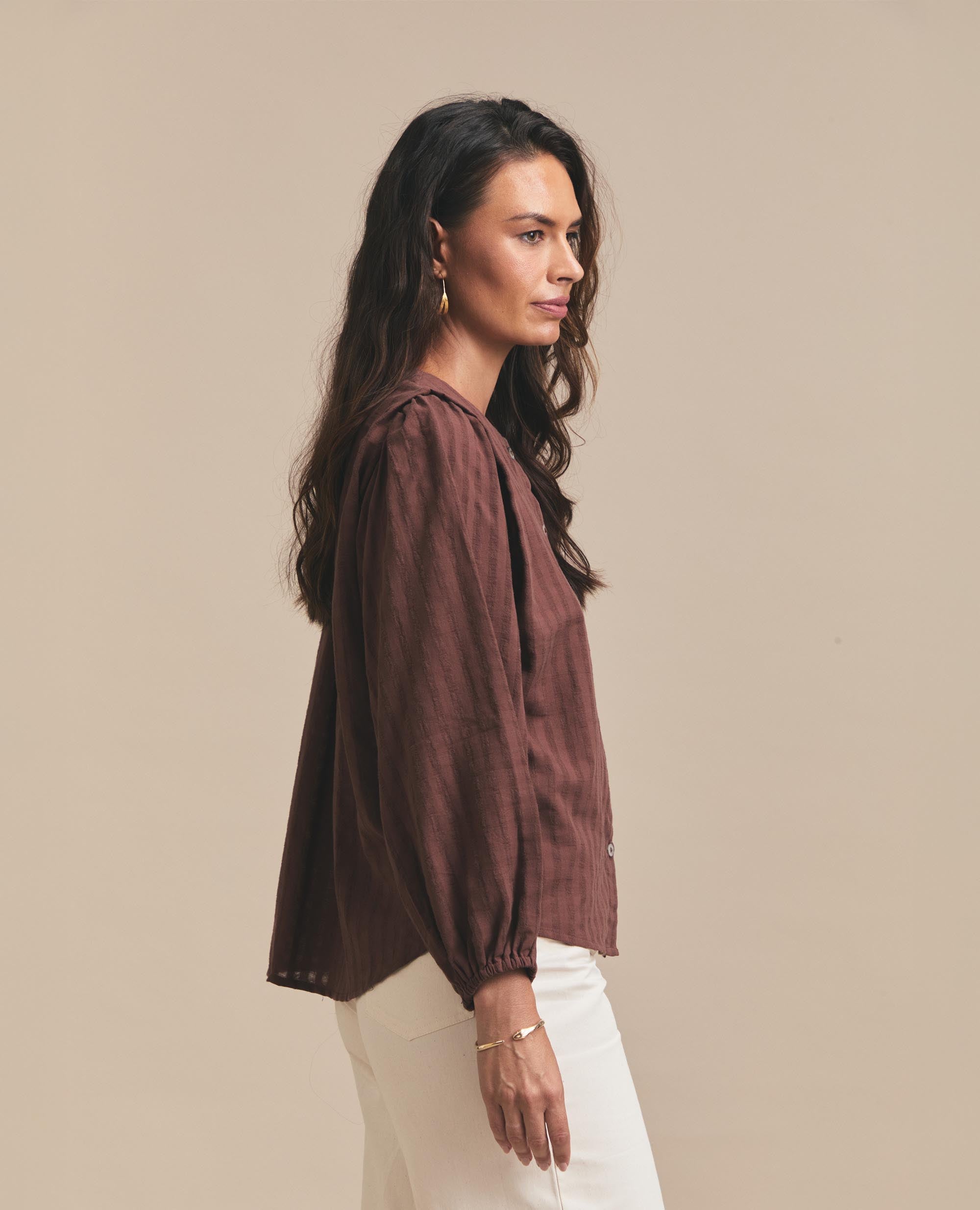 Jones | Relaxed Blouse | Chocolate