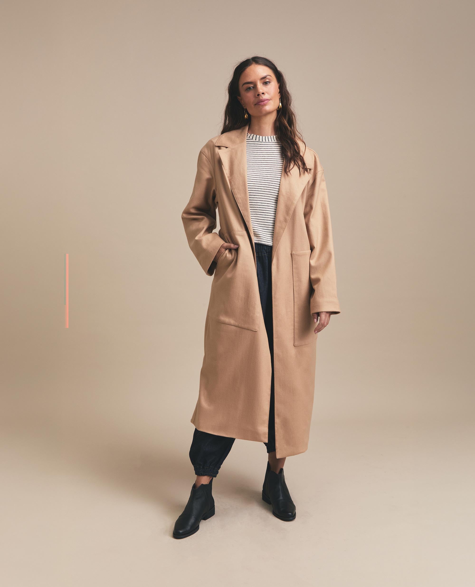 Sierra | Trench Coat | Toffee
