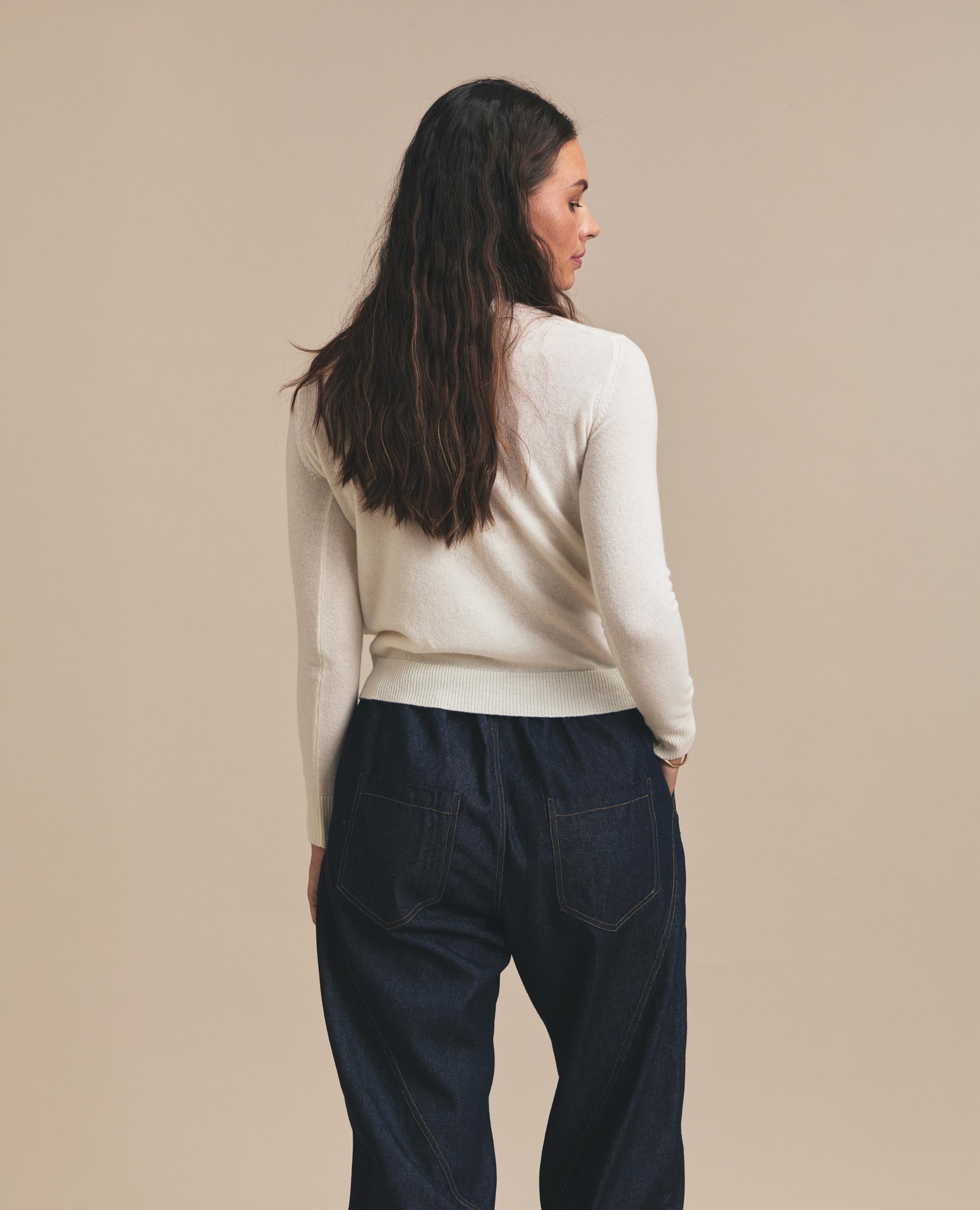 Snug | Crew Neck Jersey | Ecru