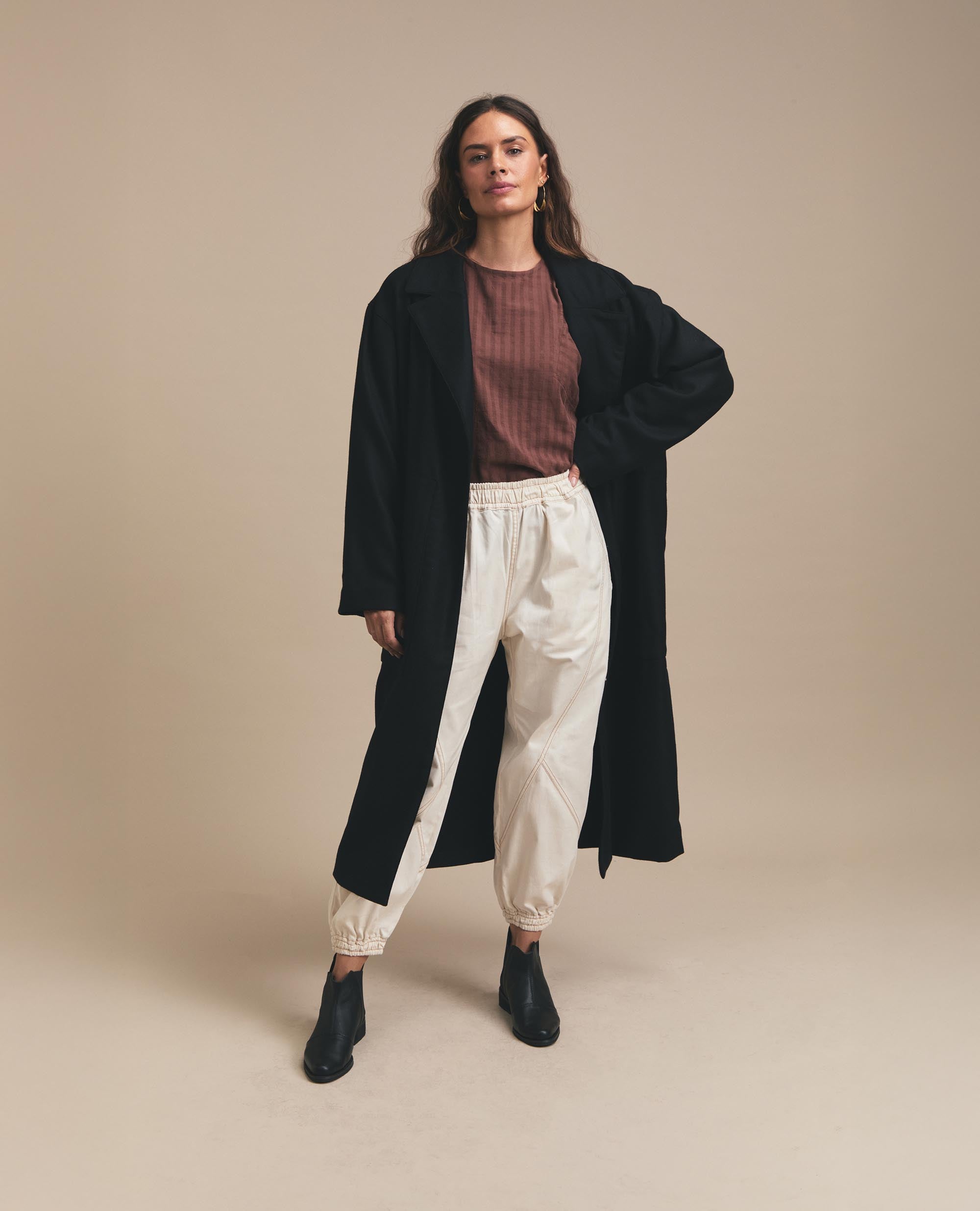 Sierra | Trench Coat | Black