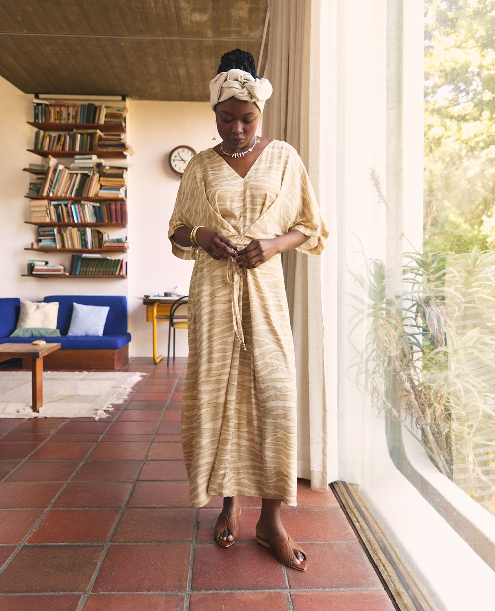 Dune | Kaftan Maxi Dress | Dune Stripe
