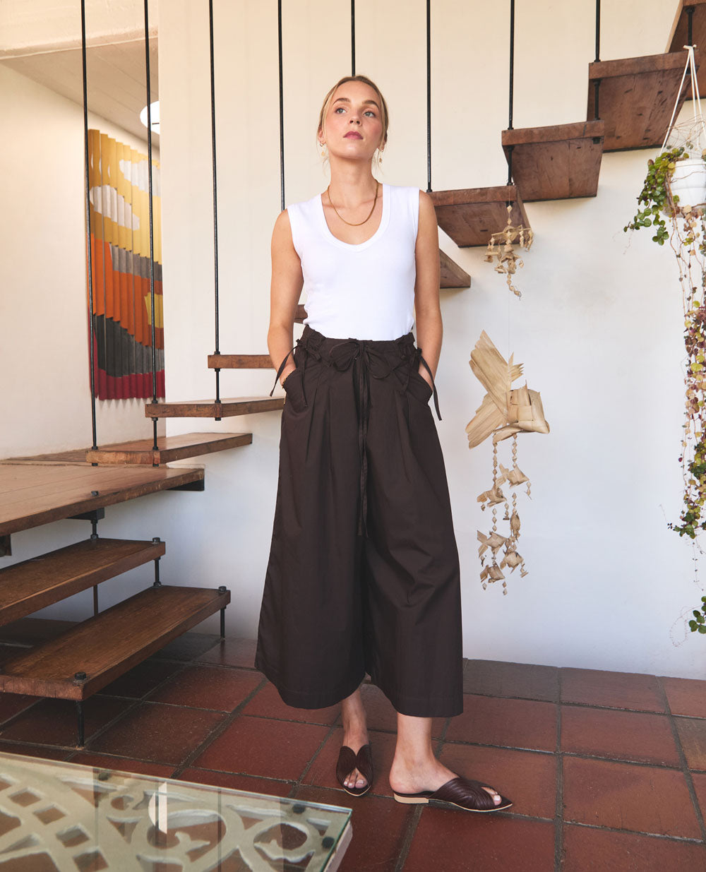 Terra | Palazzo Pants | Chocolate