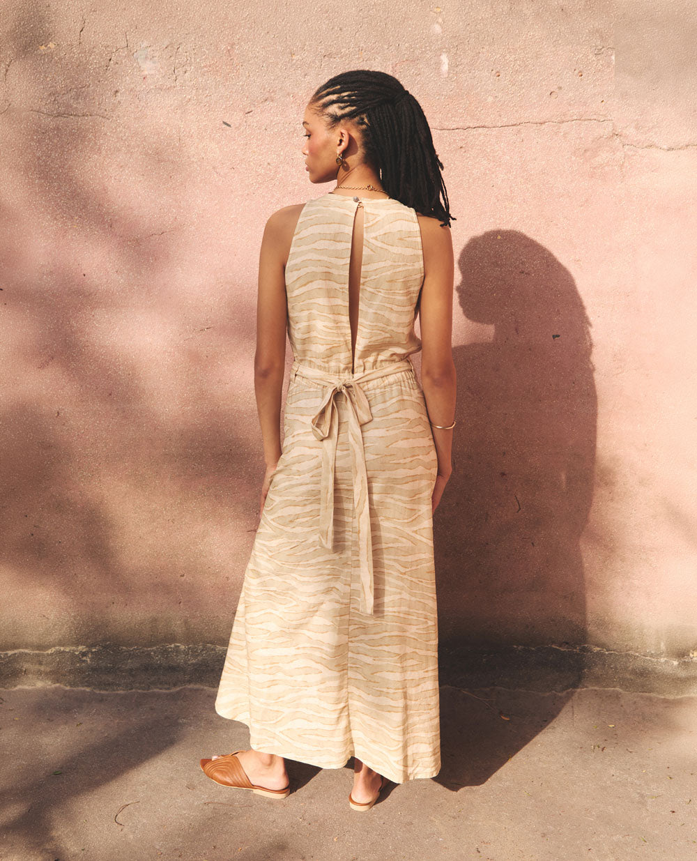 Mei | Maxi Dress | Dune Stripe