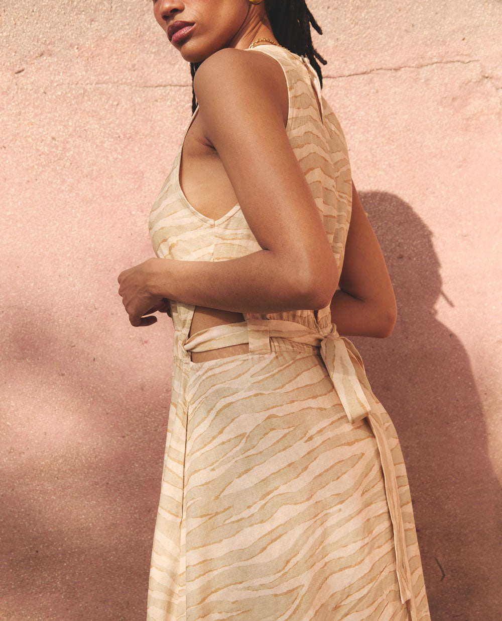 Mei | Maxi Dress | Dune Stripe