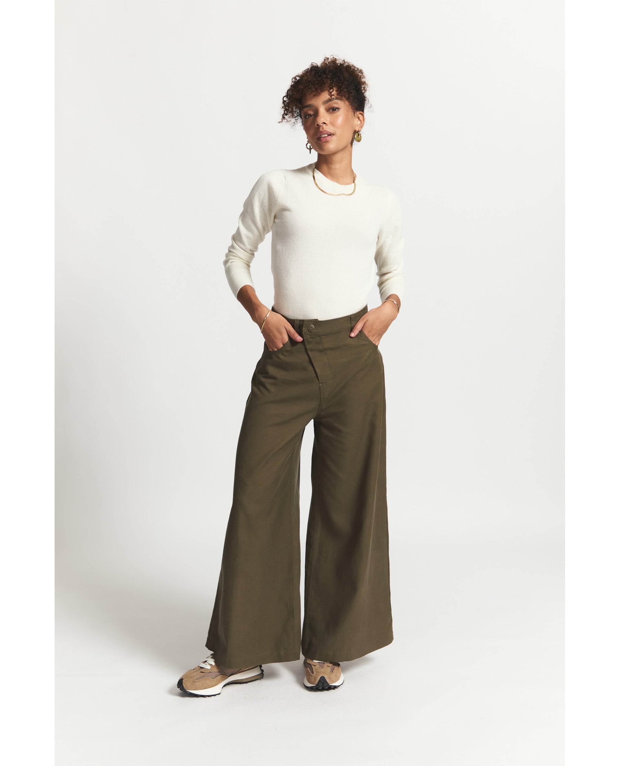 Kyoto | Fitted Trouser | Olive