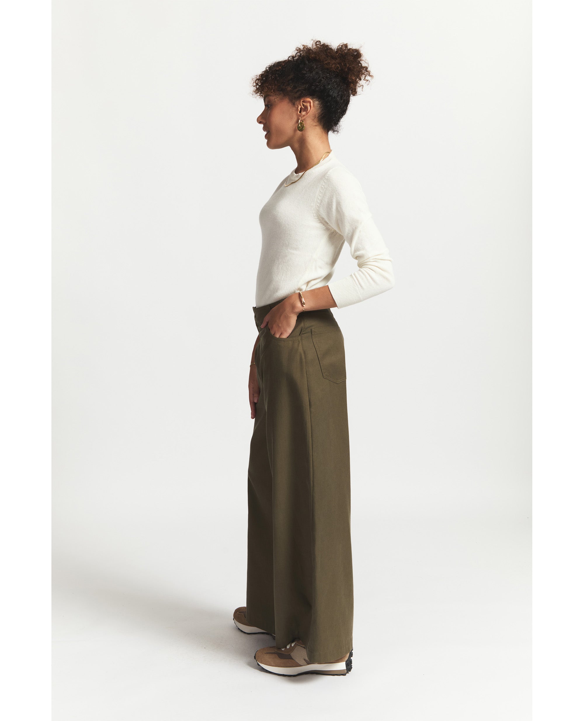 Kyoto | Fitted Trouser | Olive