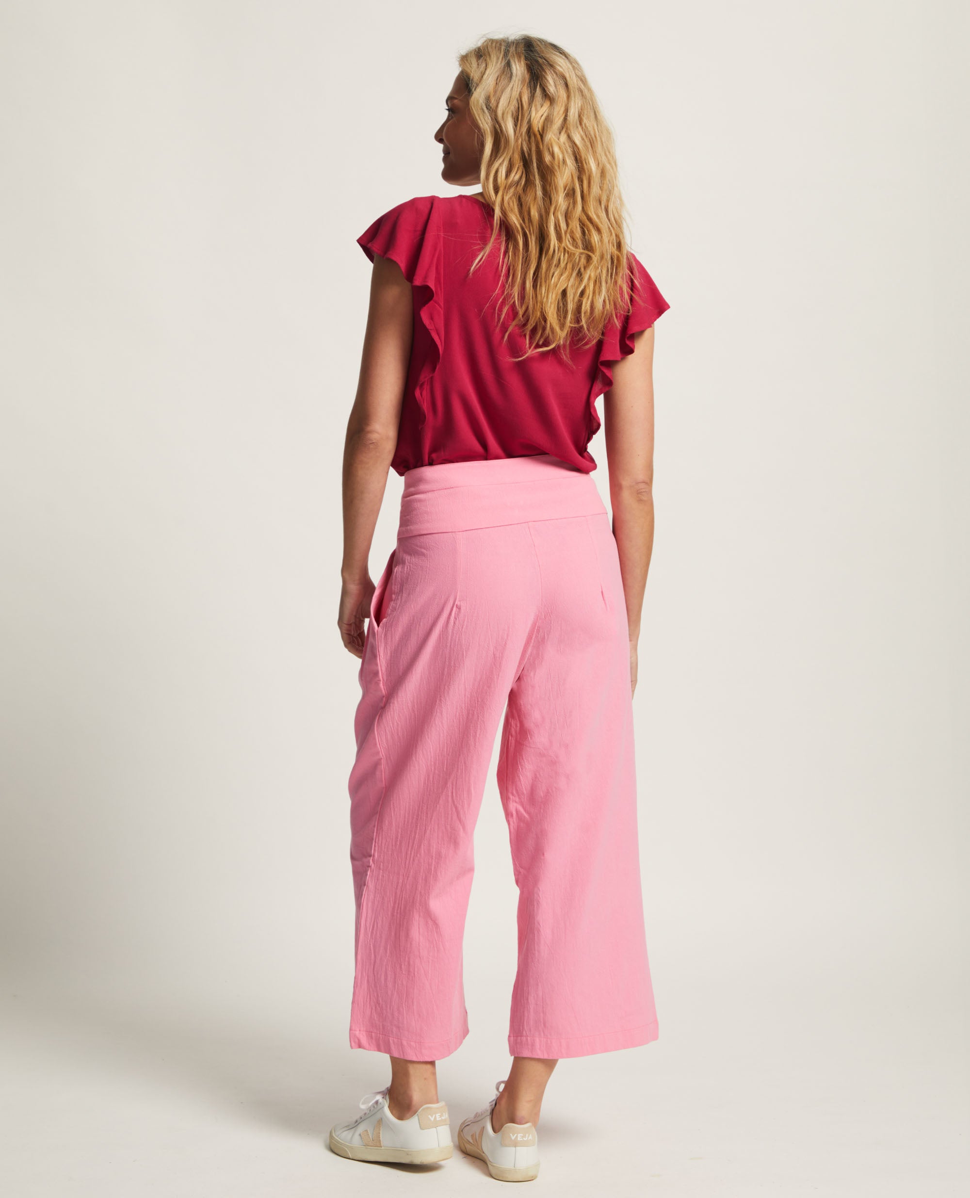 Thalia | Gathered Basque Trouser