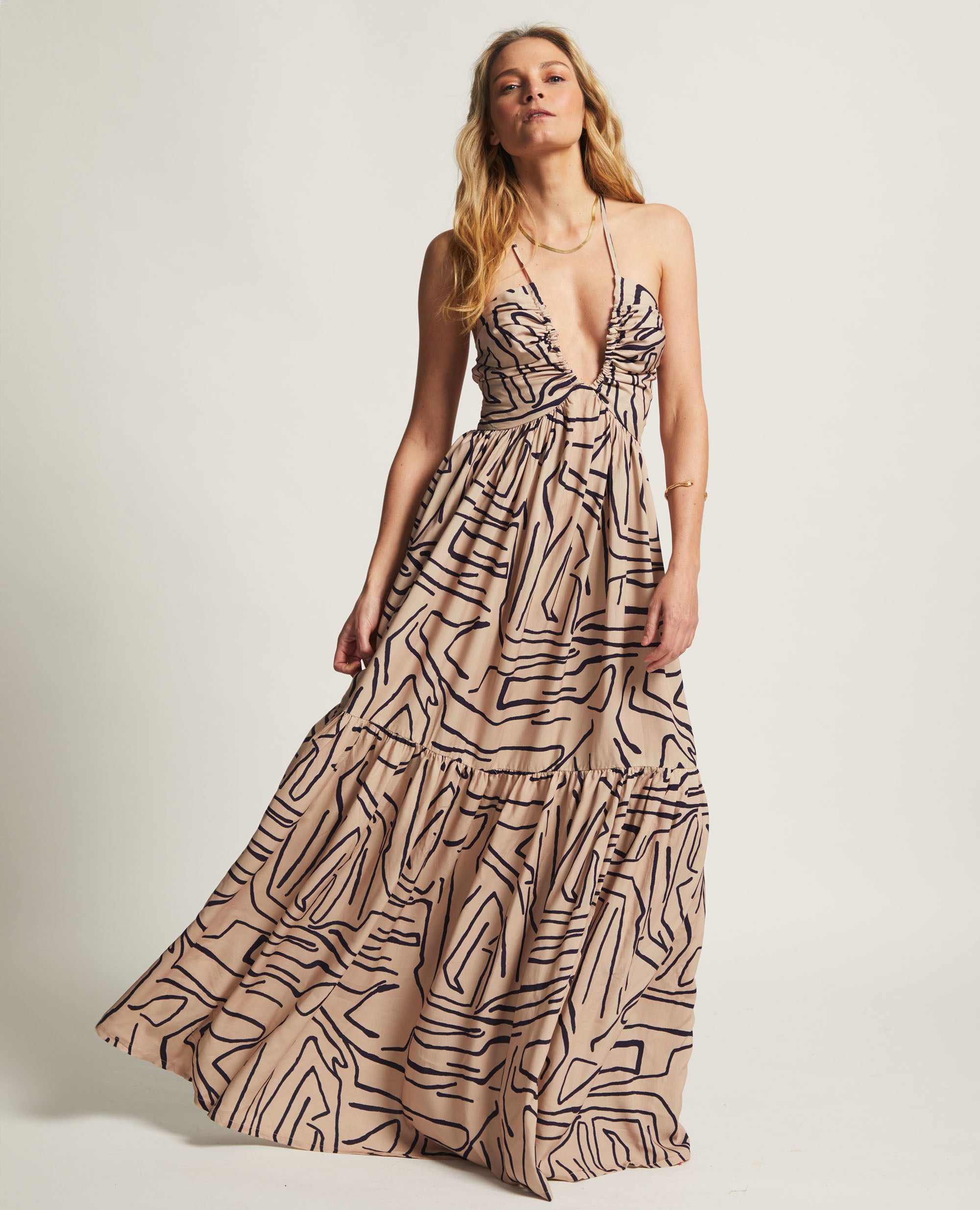 Zuri | Lace Up Back Dress