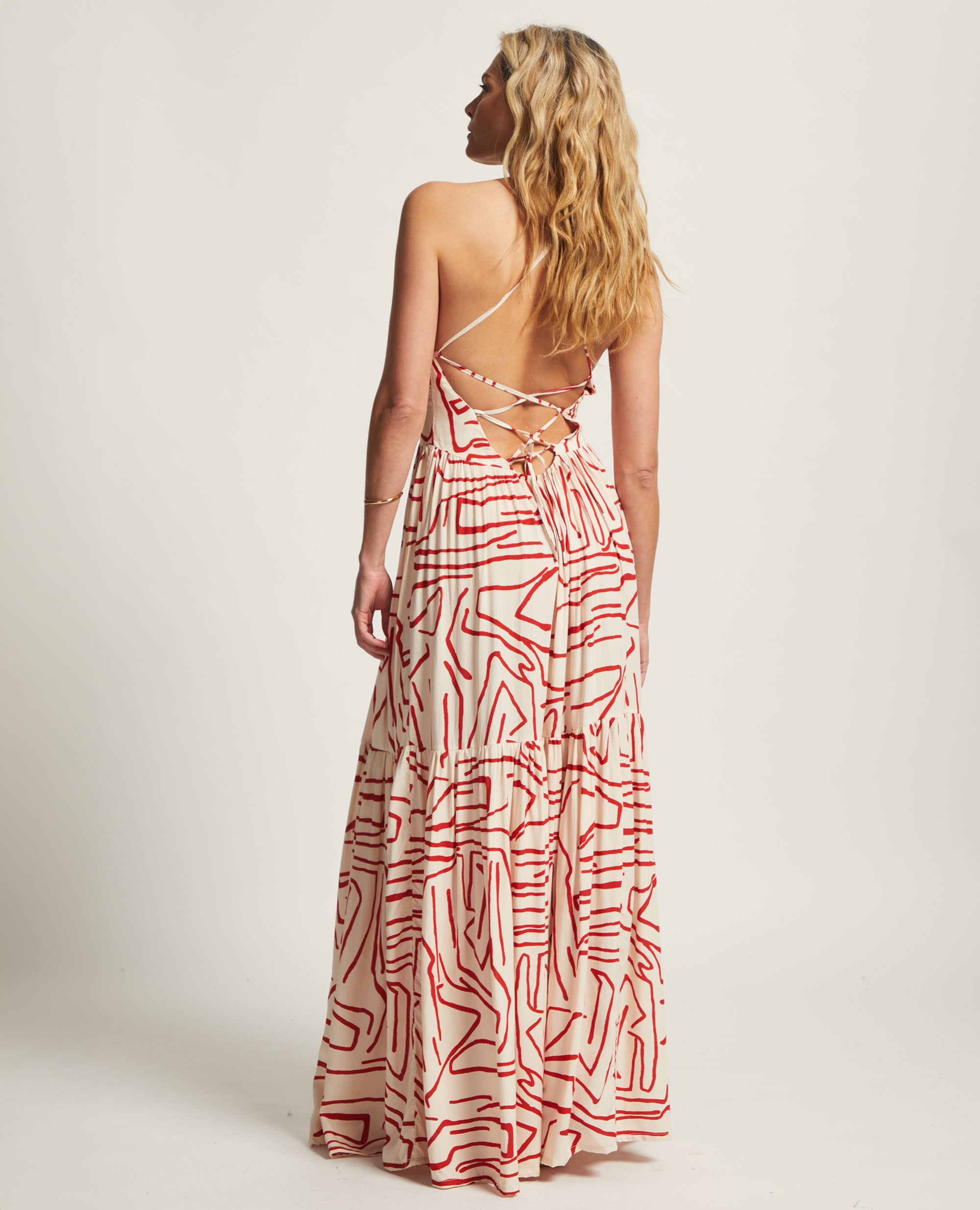 Zuri | Lace Up Back Dress