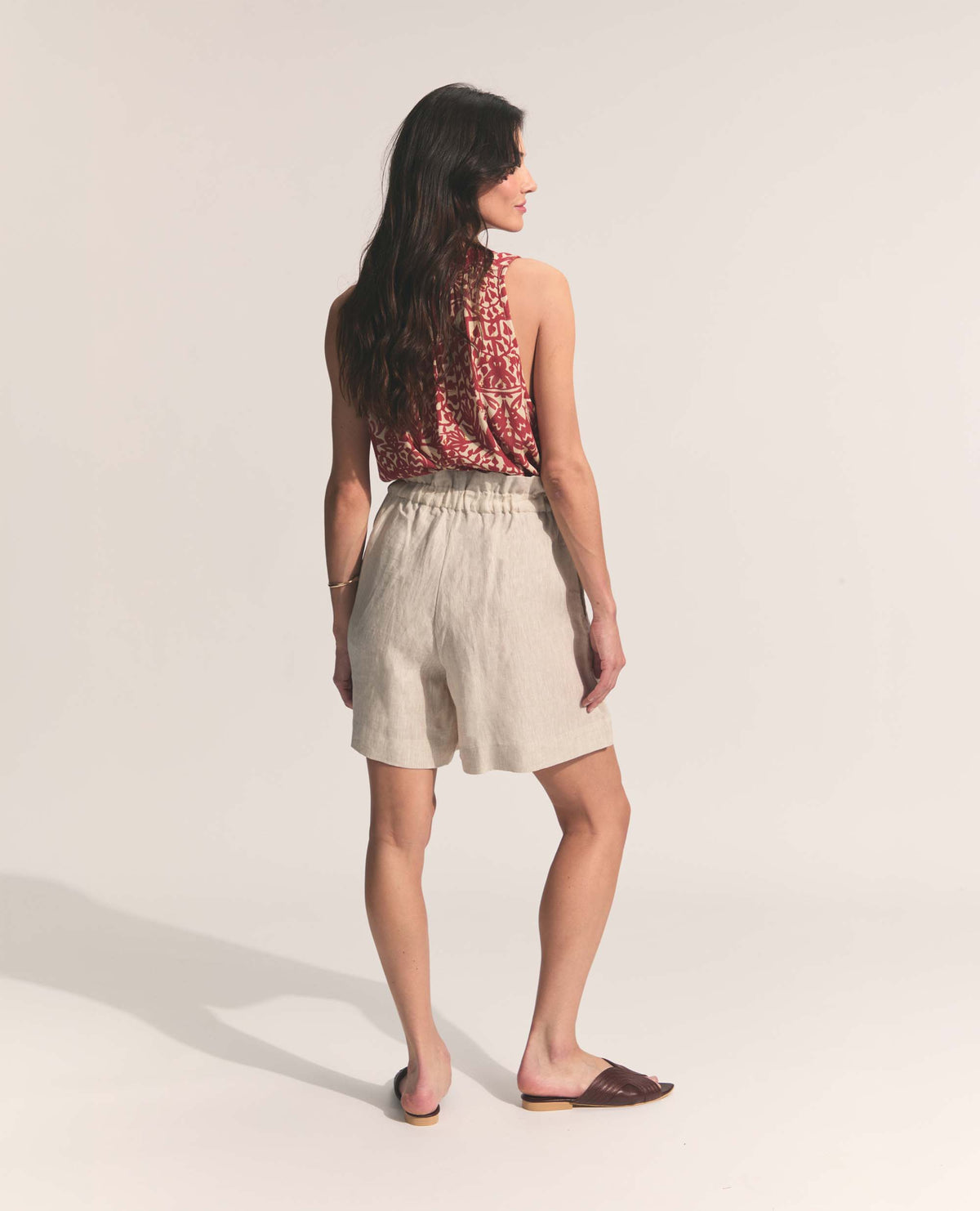 Blythe | Paper Bag Shorts | Natural