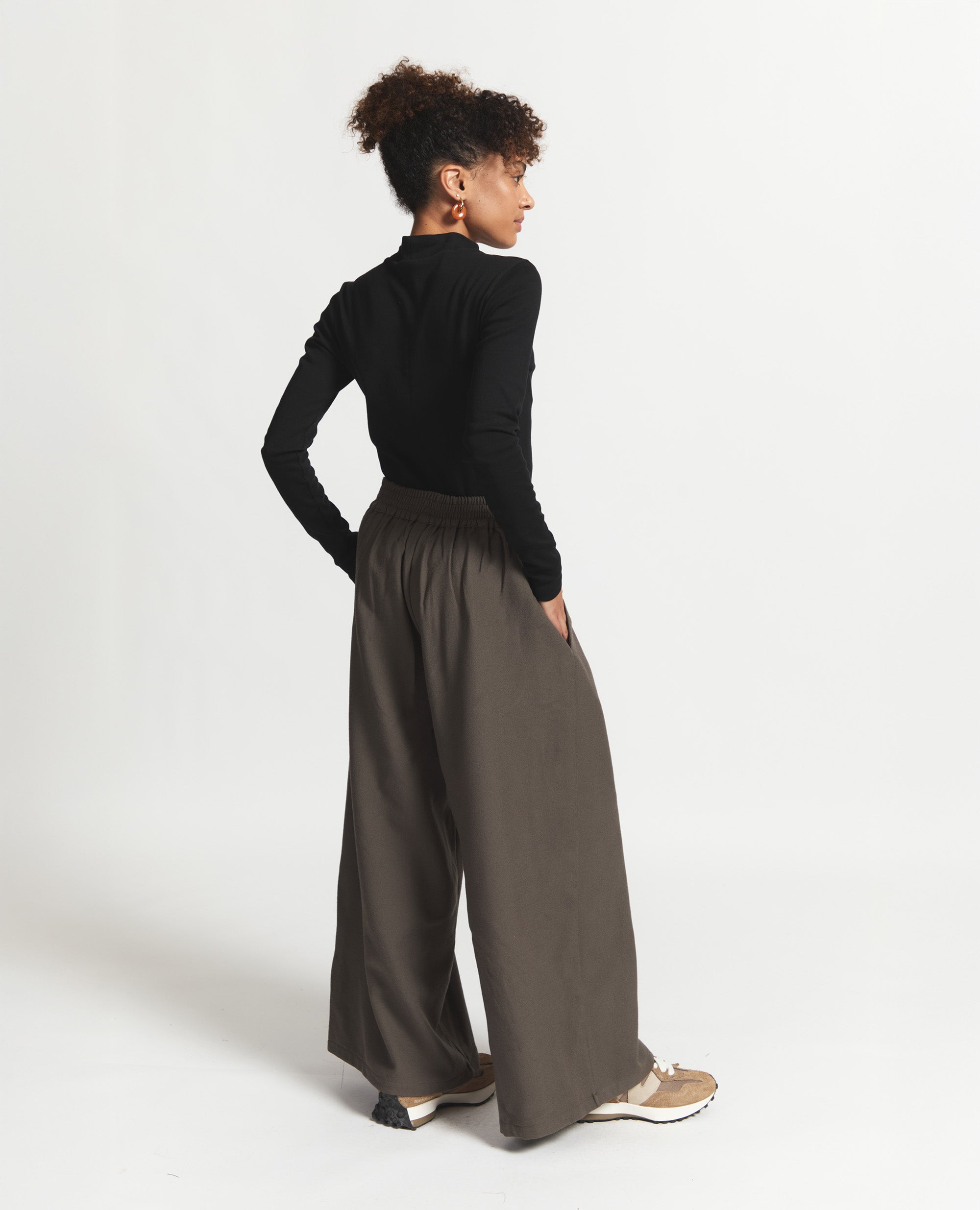 Ninka | Palazzo Pants | Khaki