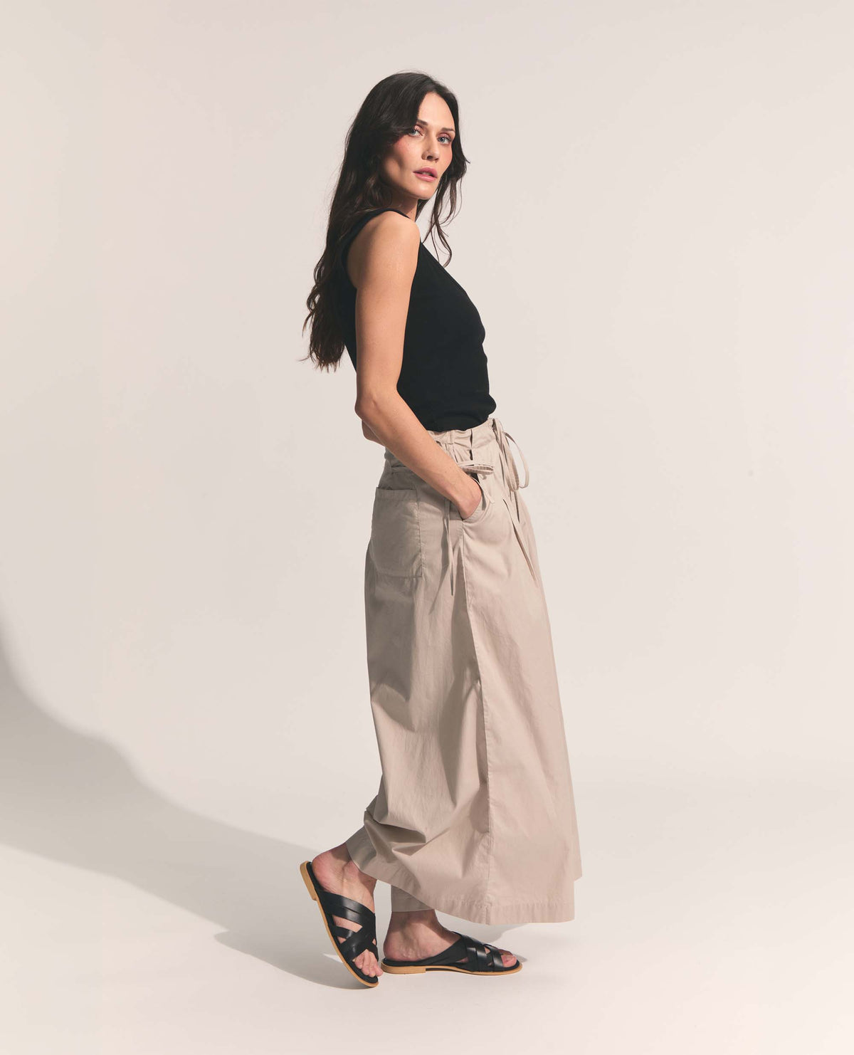 Terra | Palazzo Pants | Stone