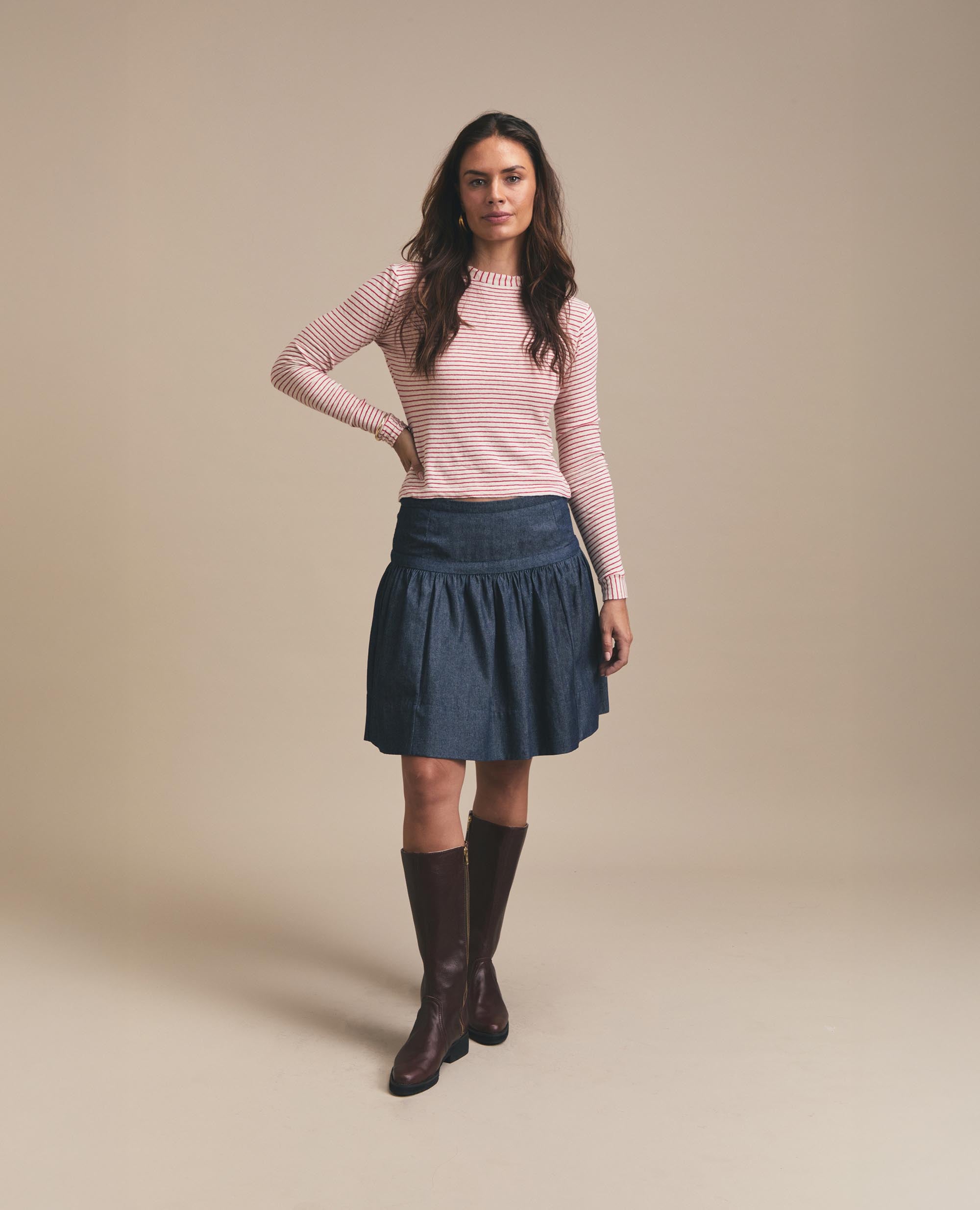 Ada | Mini Skirt | Denim