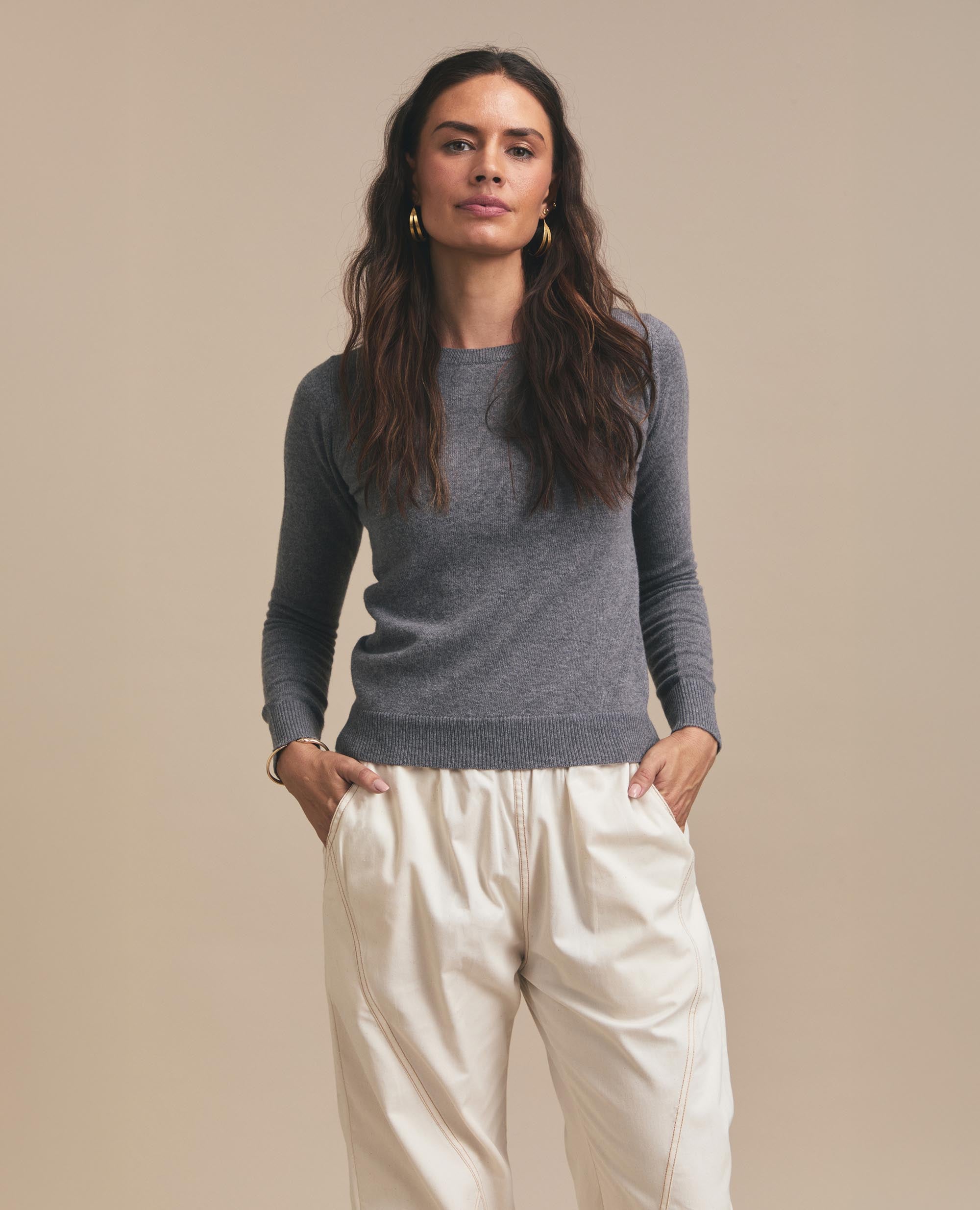 Snug | Crew Neck Jersey | Grey