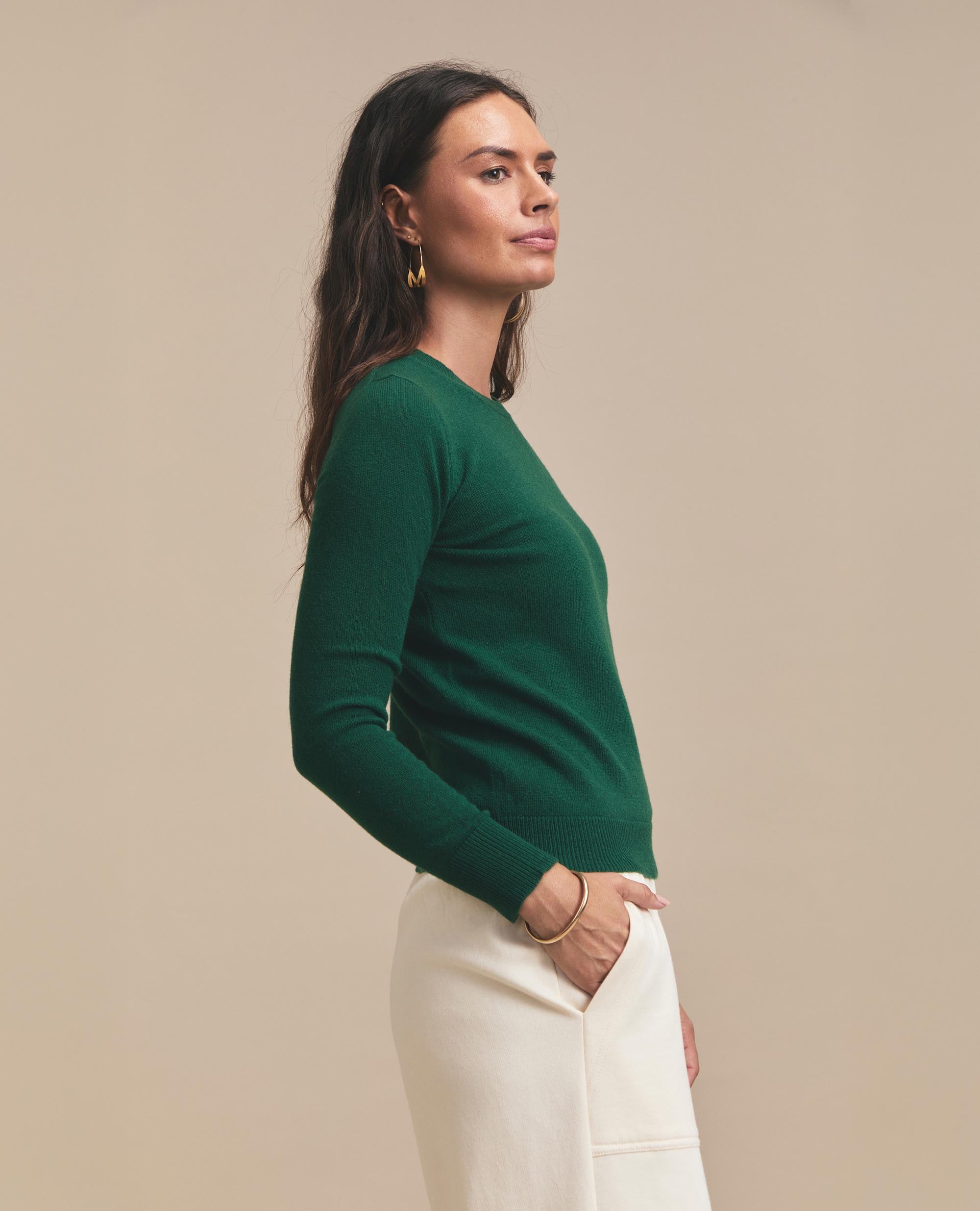 Snug | Crew Neck Jersey | Emerald