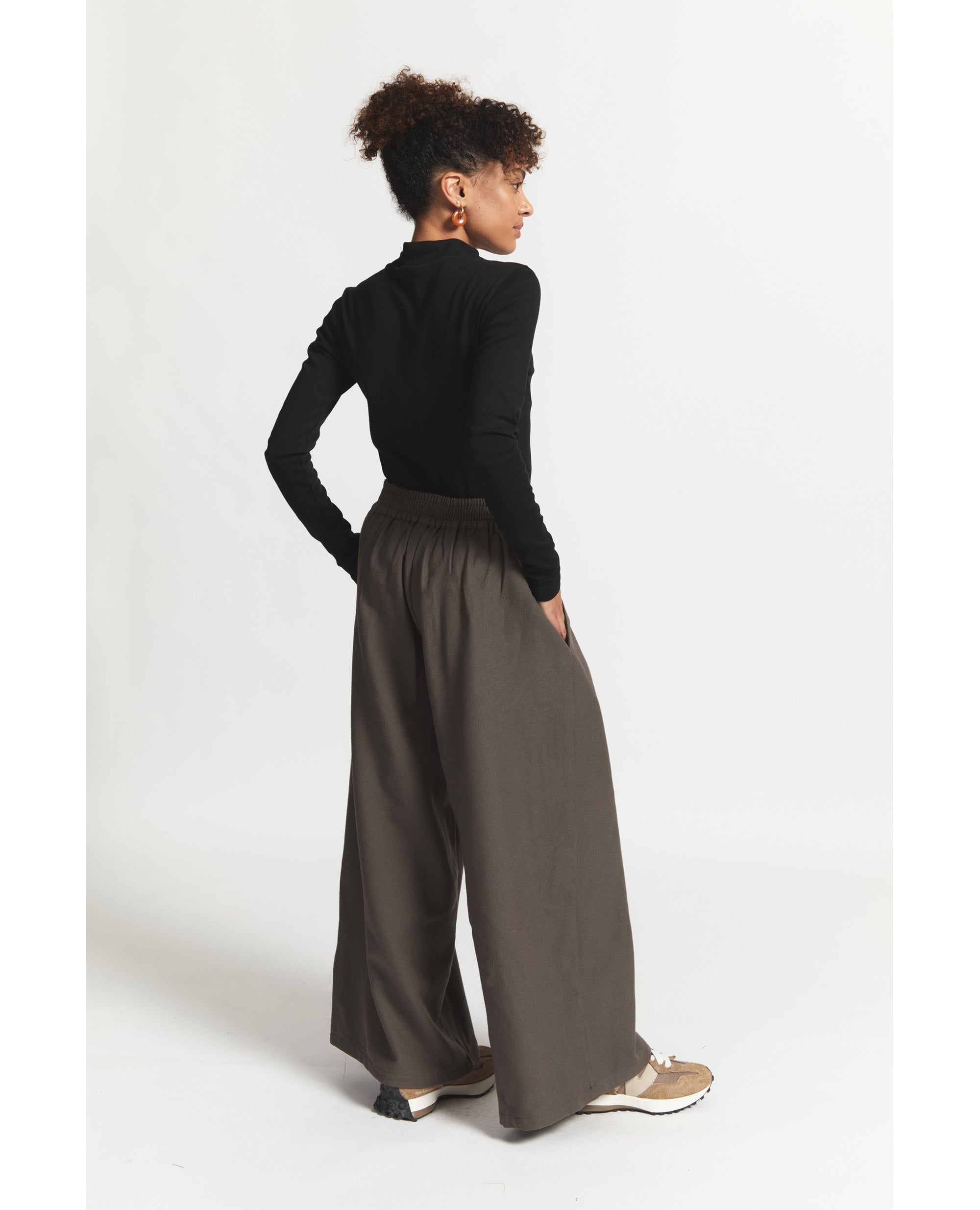 Ninka | Palazzo Pants | Khaki