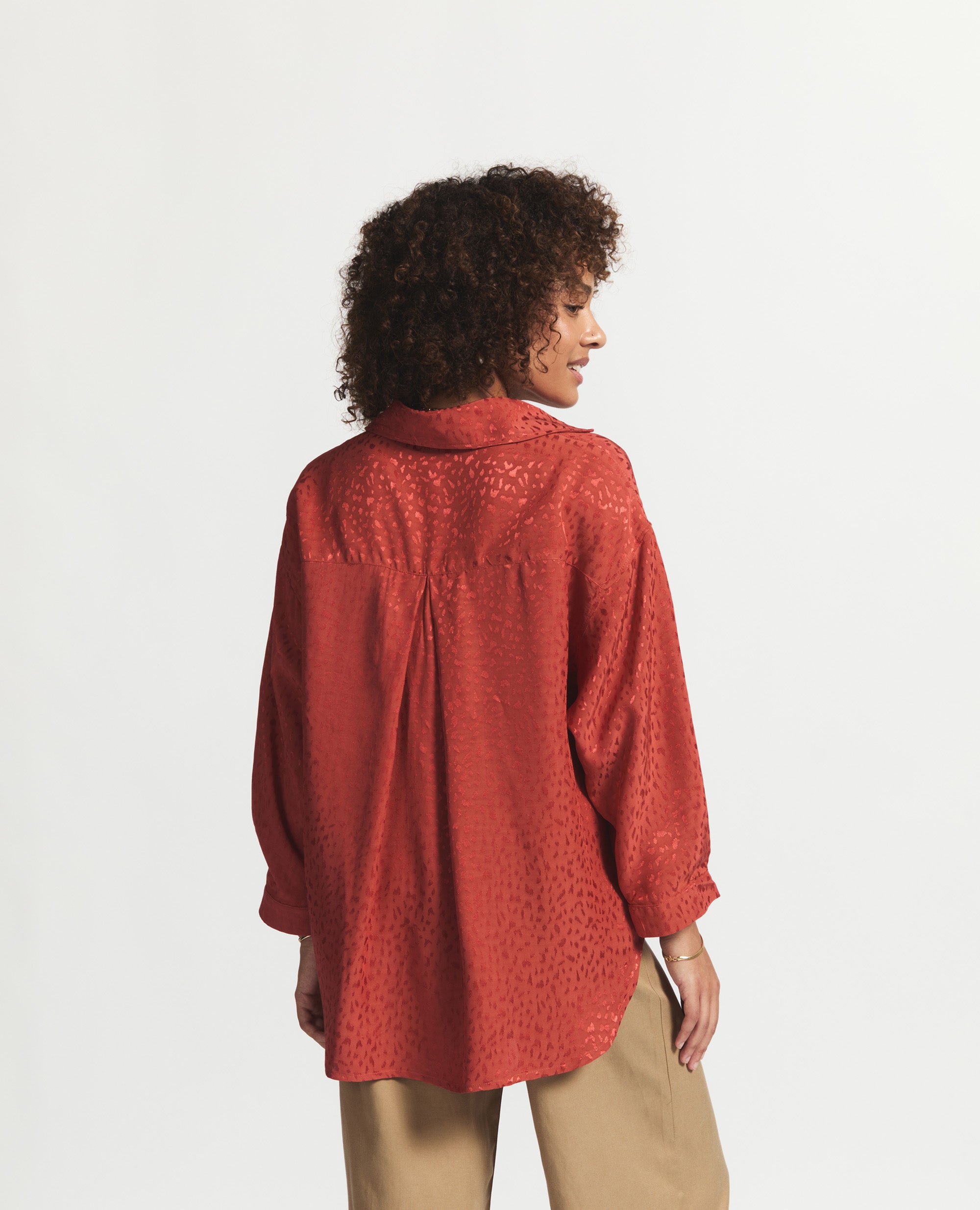 Harper | Oversized Button Up | Sohocare Chilli