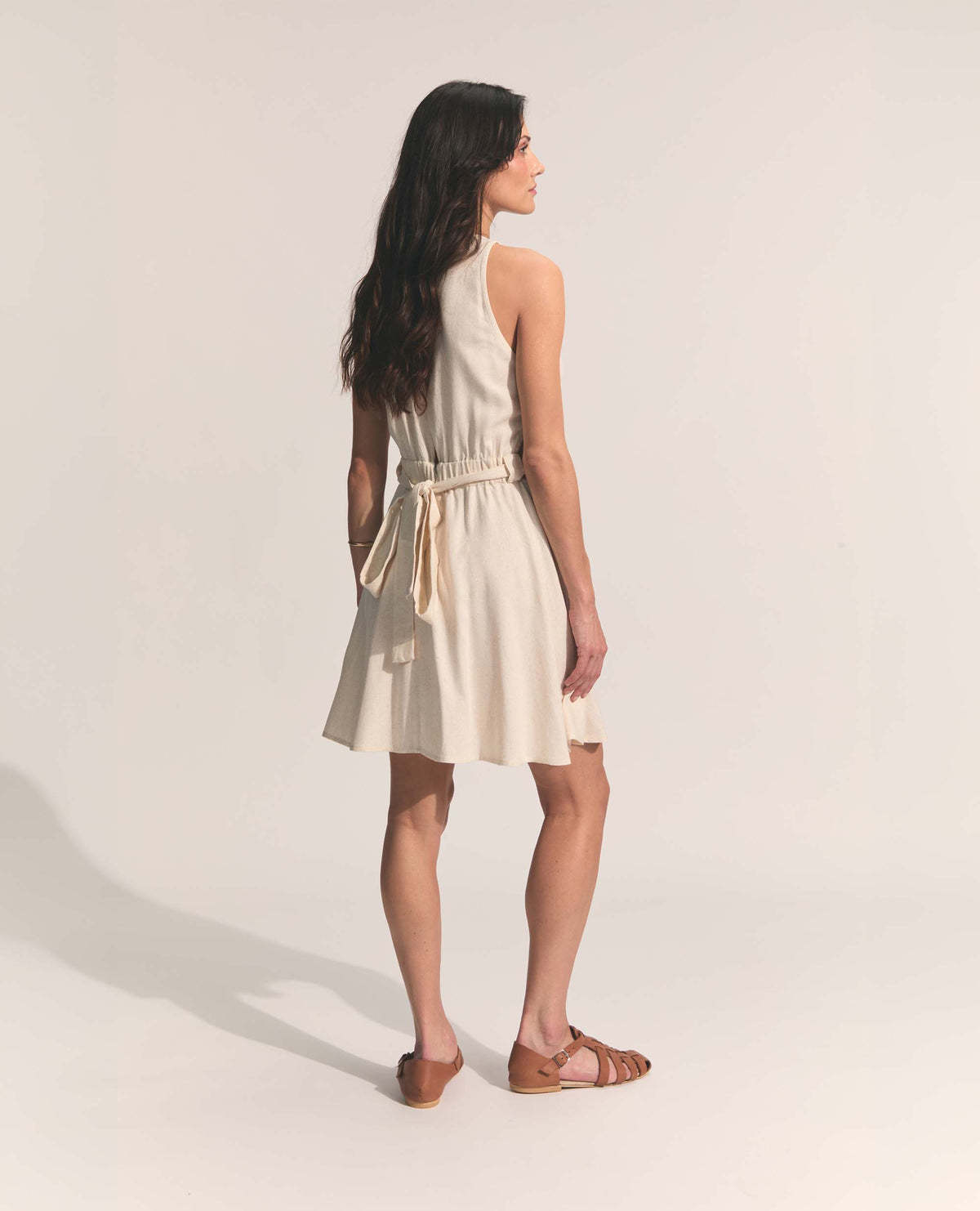 Mini Mei | Skater Dress | Natural