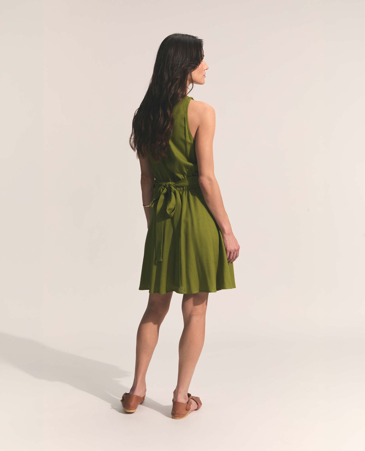 Mini Mei | Skater Dress | Green