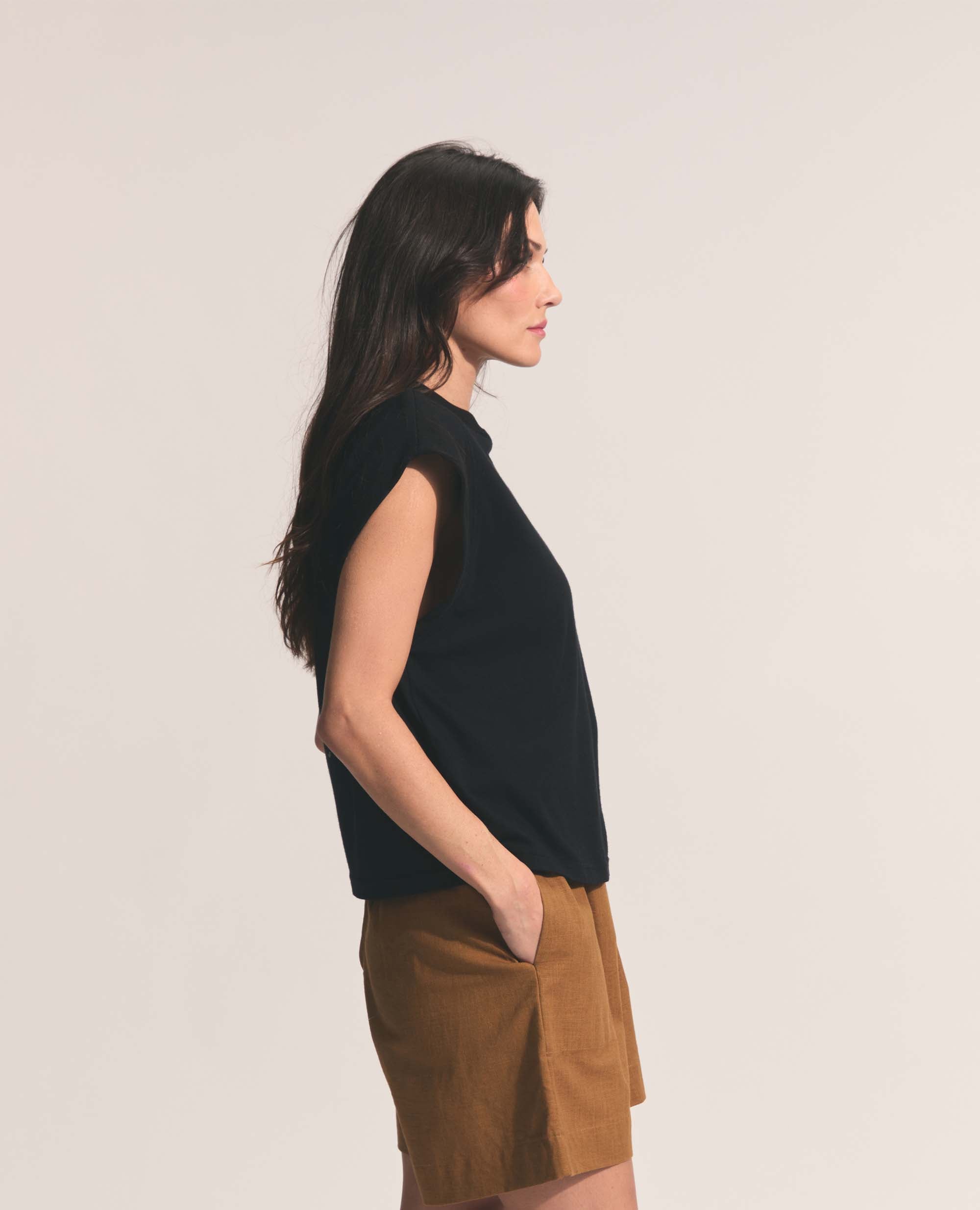 Bowie | Relaxed Tank | Black